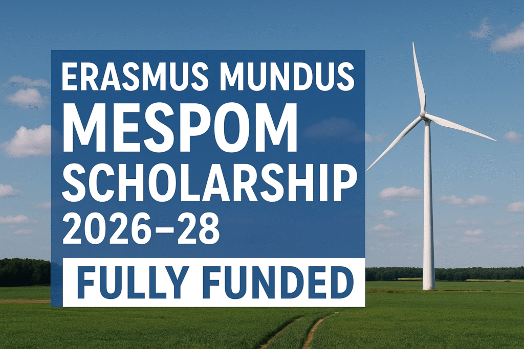 Erasmus Mundus MESPOM Scholarship 2026