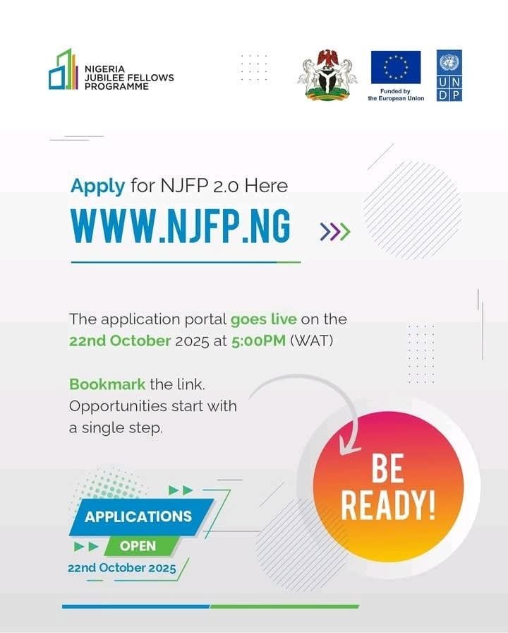 The Nigeria Jubilee Fellowship Programme (NJFP) 2.0