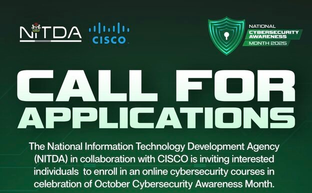NITDA CyberSecurity Training Program 2025 for Young Nigerians